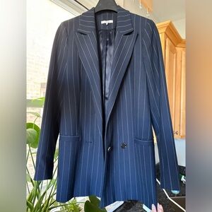 Ganni Hewitt Pinstripe Blazer
